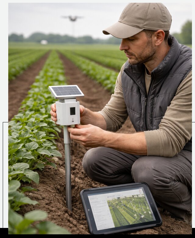 IoT мониторинг сельскохозяйственных полей и контроля в Дзержинске