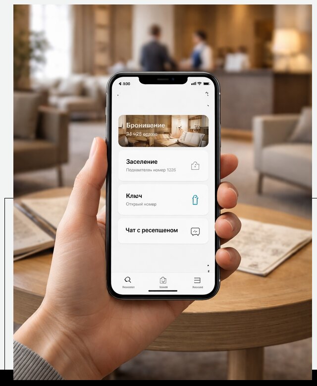 Мобильное приложение для гостей отеля в Дзержинске, управление сервисом